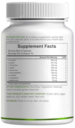 DEAL SUPPLEMENT EAA capsules closeup highlighting powder blend and purity