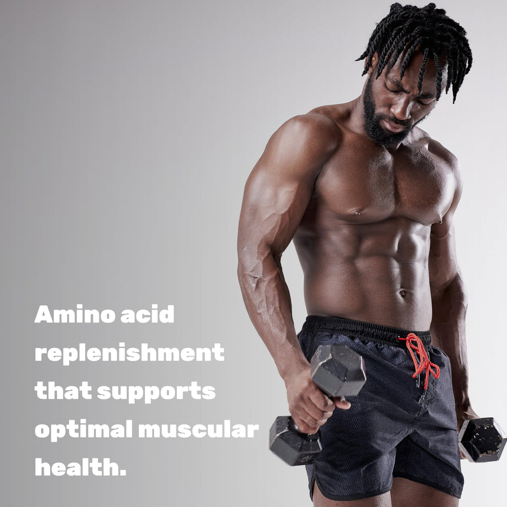 DEAL SUPPLEMENT EAA dosage graphic illustrating 2000mg per serving