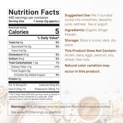 DEAL SUPPLEMENT Fine-ground ginger powder texture close-up for easy mixing.
