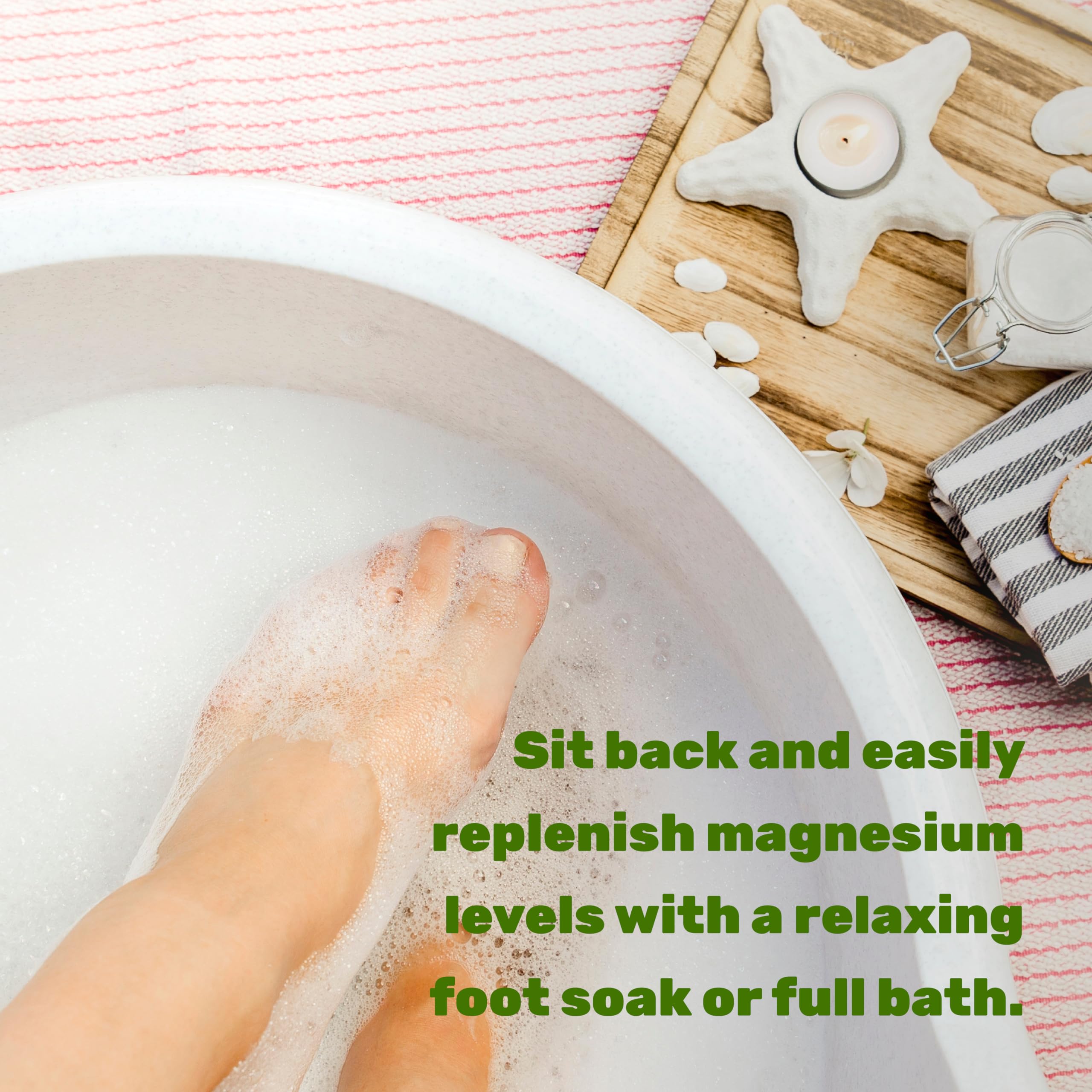 Deal Supplement full bath use with four cups for relaxing soaks.