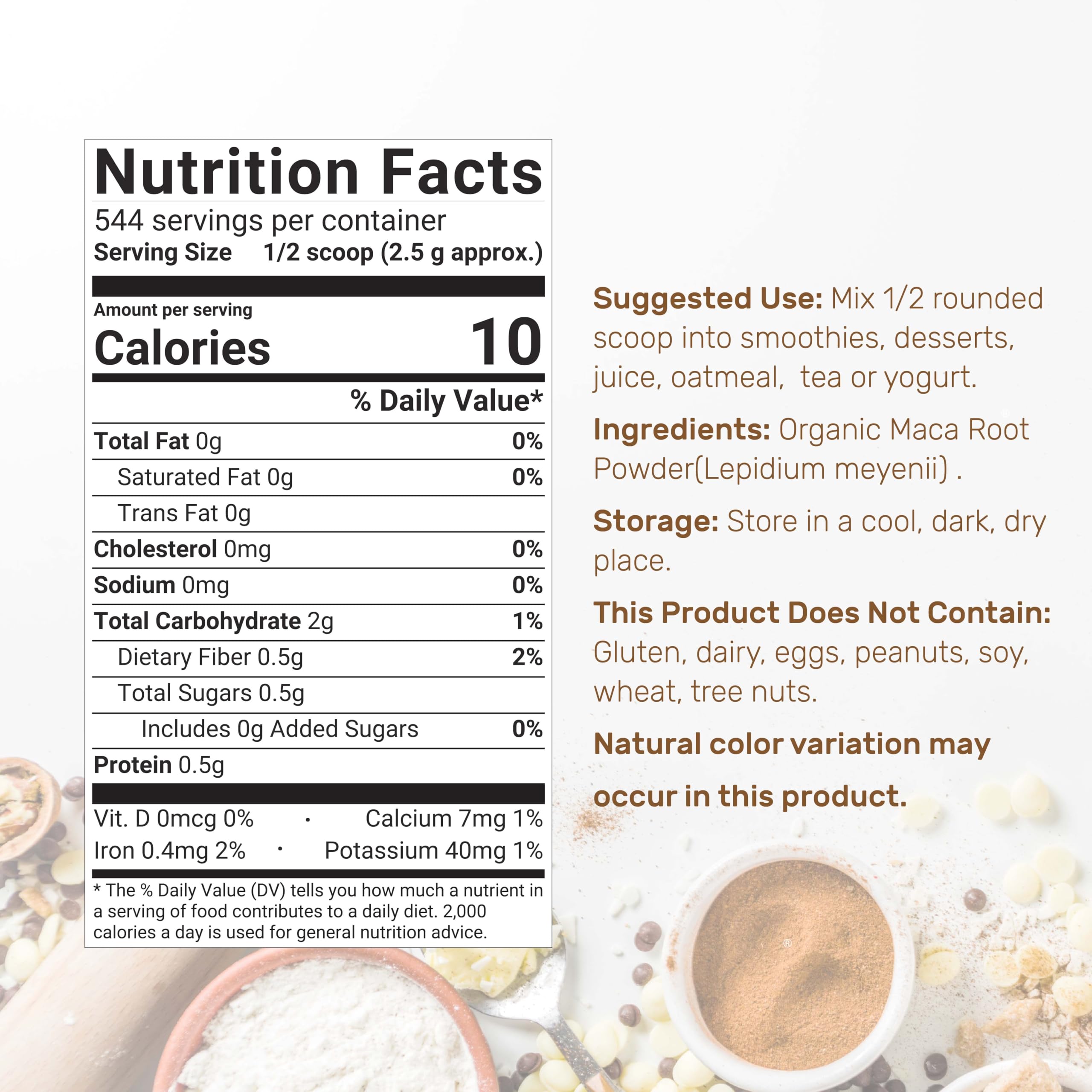 DEAL SUPPLEMENT gelatinized maca powder for easier digestion and steady energy