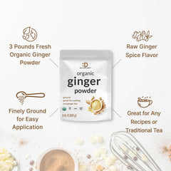 DEAL SUPPLEMENT Ginger powder ready for tea, baking, and juicing.