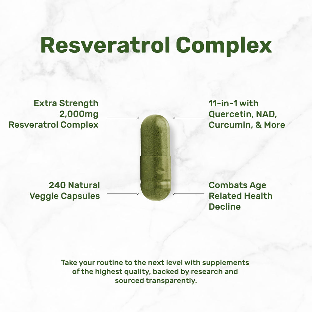 Ingredients panel highlights NAD, quercetin, and curcumin in the DEAL SUPPLEMENT formula.
