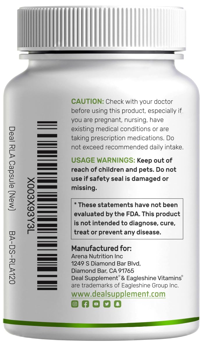 Deal Supplement lab test seal signals transparency and safety.