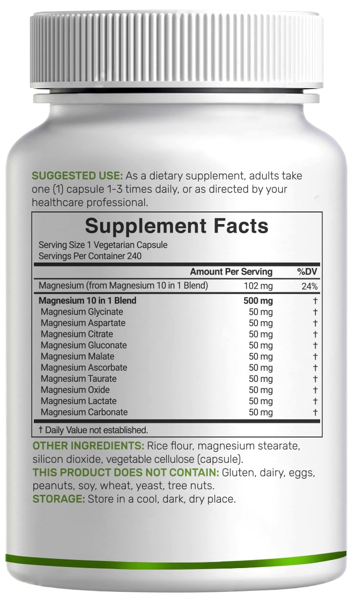 Deal Supplement Magnesium Complex Non GMO seal on bottle
