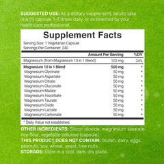 Deal Supplement Magnesium Complex vegetarian capsules in bottle for convenient daily use