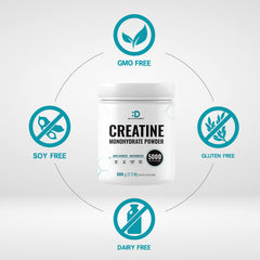 Micronized powder close-up highlights smooth mixing and fast absorption potential.