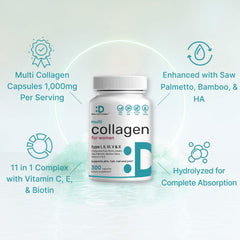 DEAL SUPPLEMENT ingredient list highlights vitamin C and biotin for daily vitality.