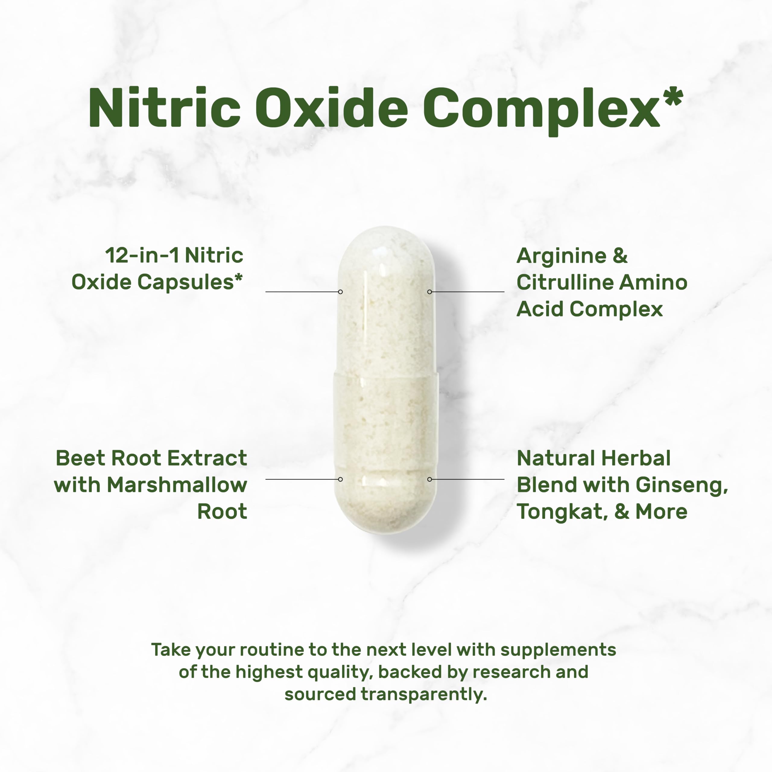 DEAL SUPPLEMENT Nitric Oxide with arginine and citrulline complex highlight.