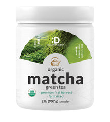 Deal Supplement Organic Matcha powder jar with smooth flavor and energy