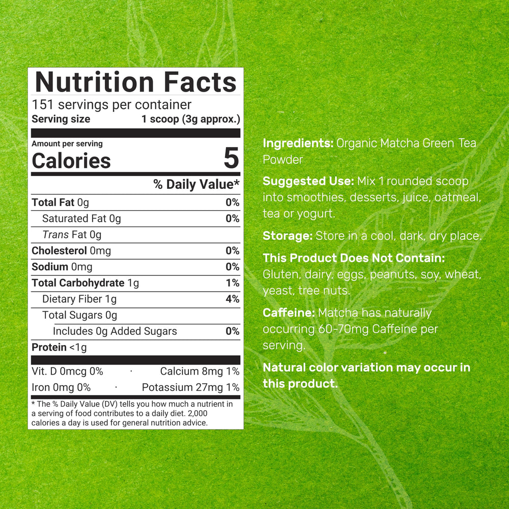 Deal Supplement Organic Matcha Powder close-up shows fine texture ideal for lattes.