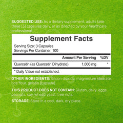 DEAL SUPPLEMENT Quercetin capsules closeup shows uniform, easy-to-swallow tablets