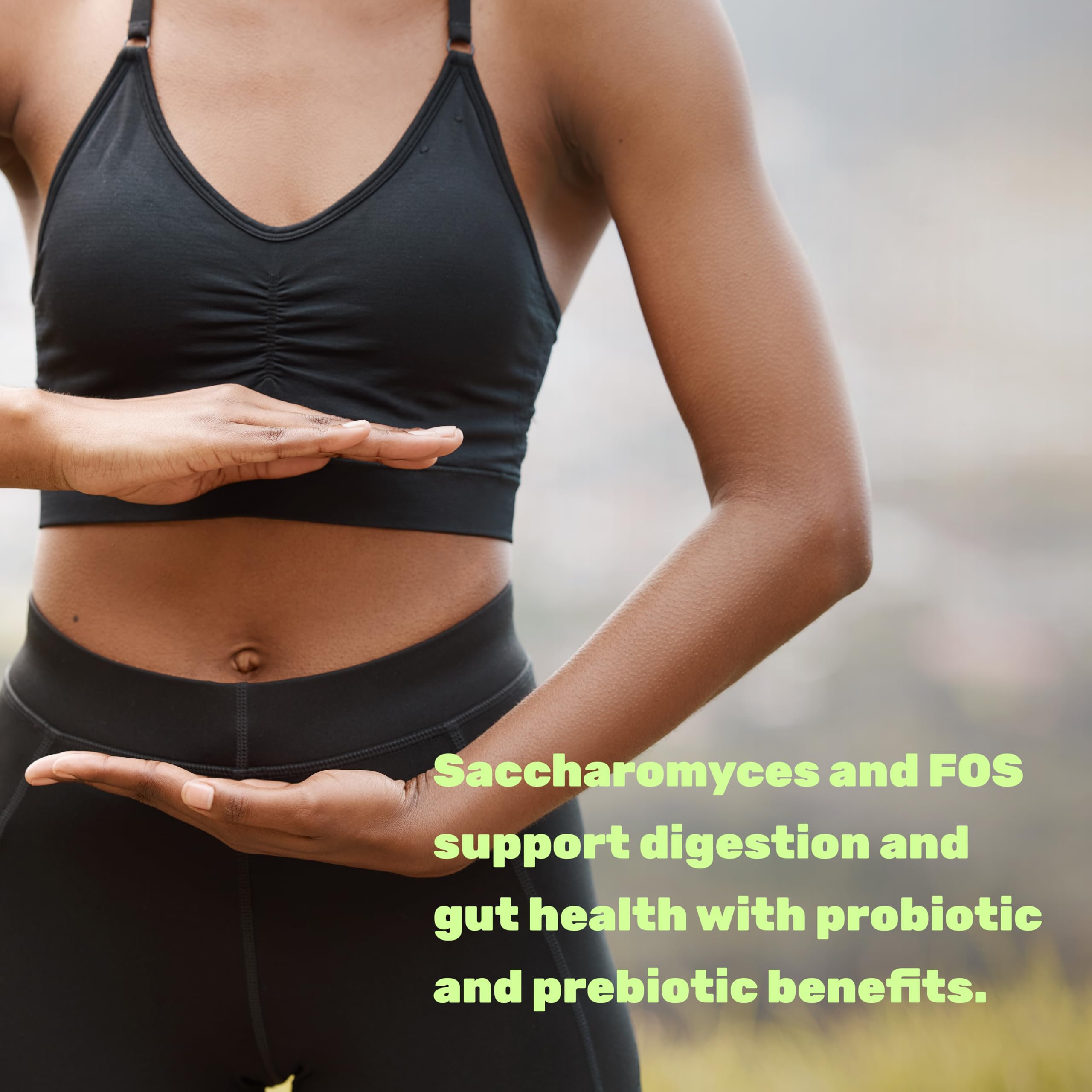 DEAL SUPPLEMENT serving size graphic showing 3 capsules per serving for digestion