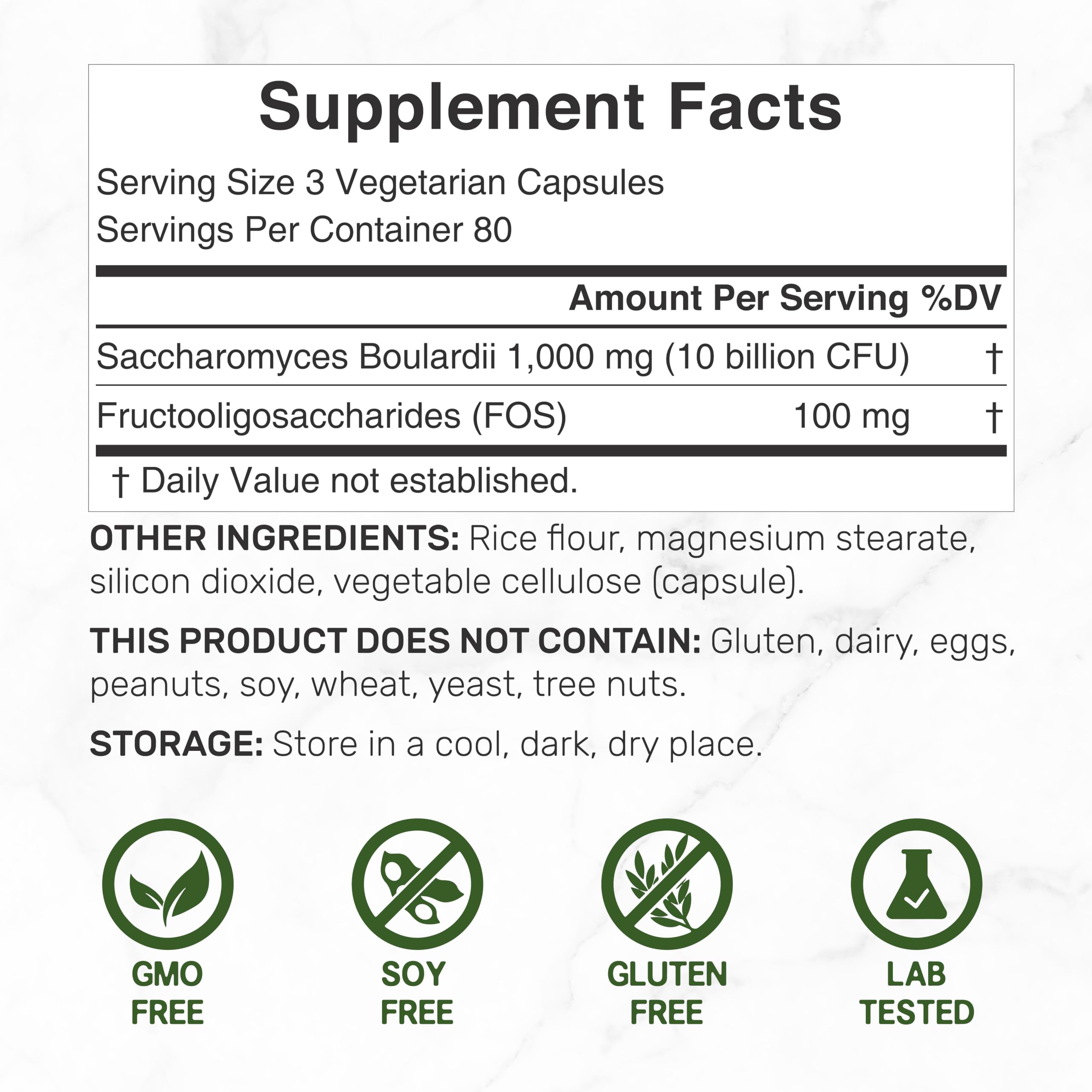 DEAL SUPPLEMENT probiotic capsules close-up on veggie capsules for easy swallow