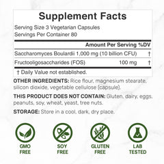 DEAL SUPPLEMENT probiotic capsules close-up on veggie capsules for easy swallow