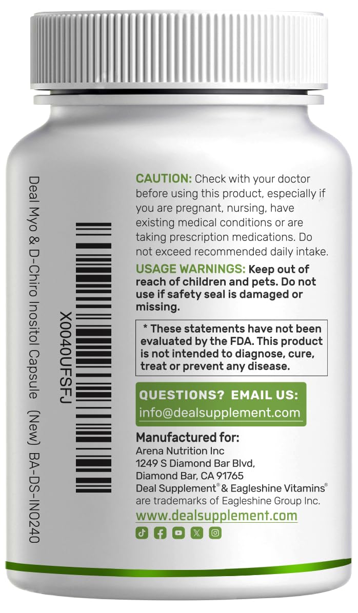 DEAL SUPPLEMENT Serving size details shown on the bottle label.