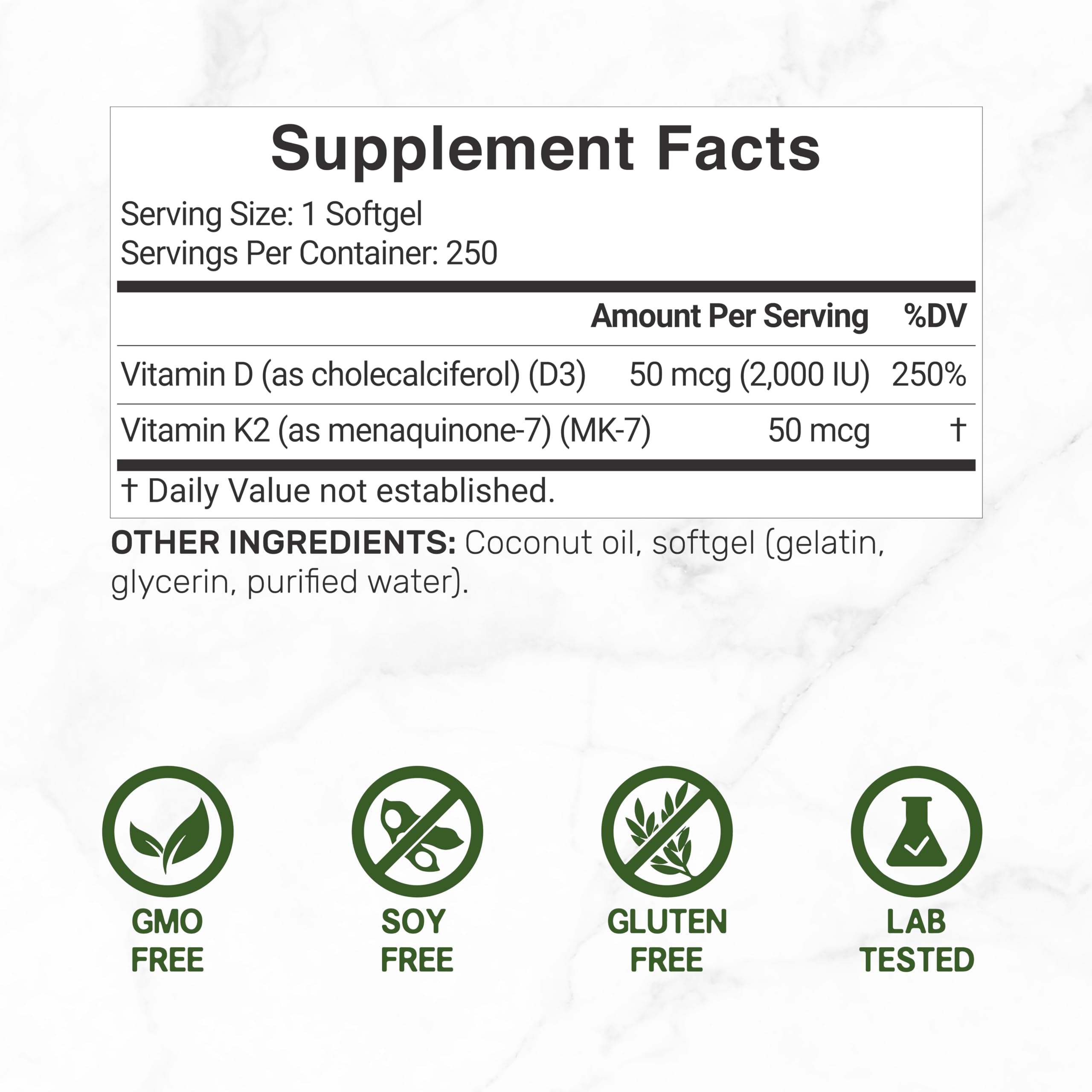 DEAL SUPPLEMENT softgels closeup highlights easy-to-swallow daily support.