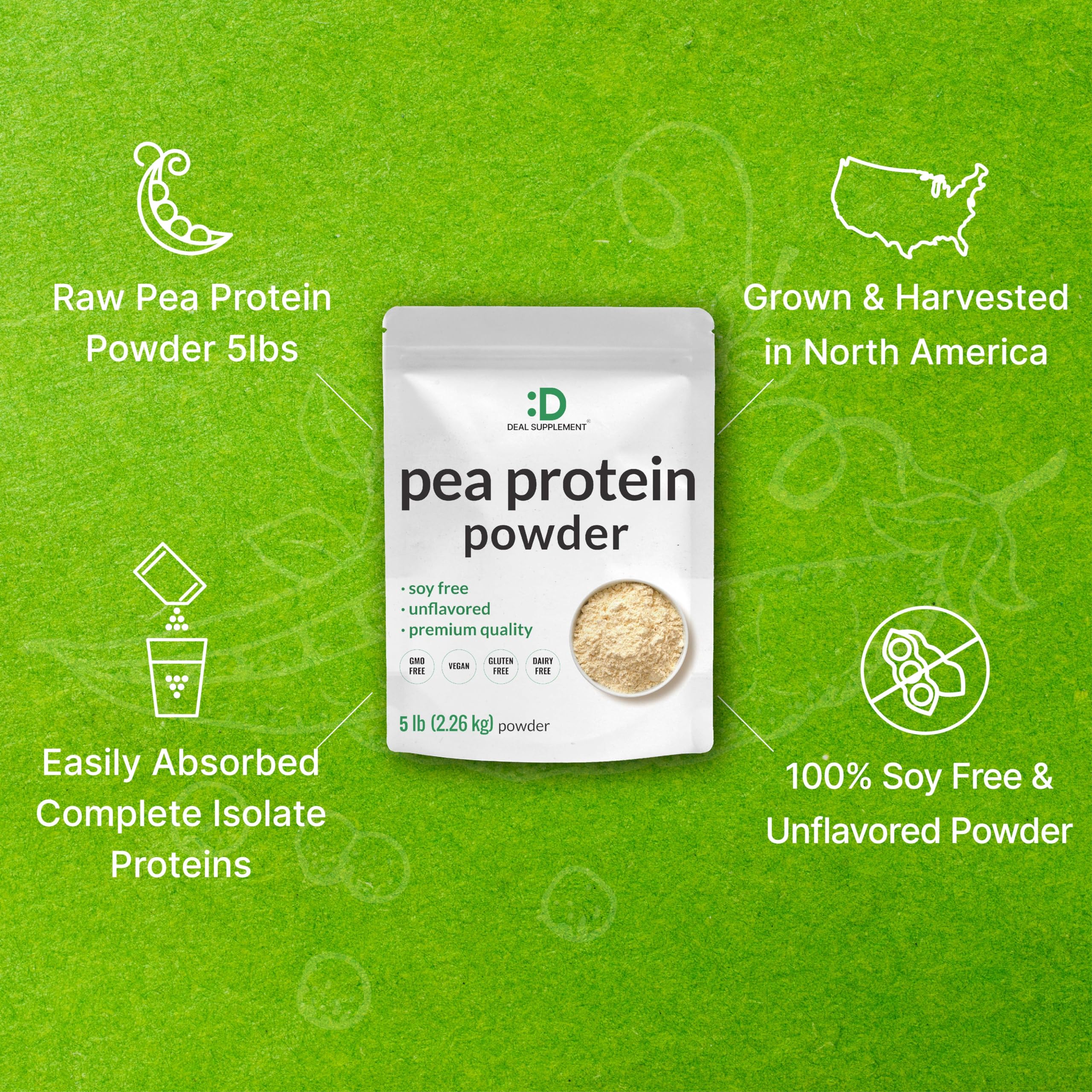 Deal Supplement vegan protein shake glass ready for a post-workout drink.