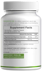 Deal Supplement vegetarian capsules close-up, gentle magnesium for digestive comfort.