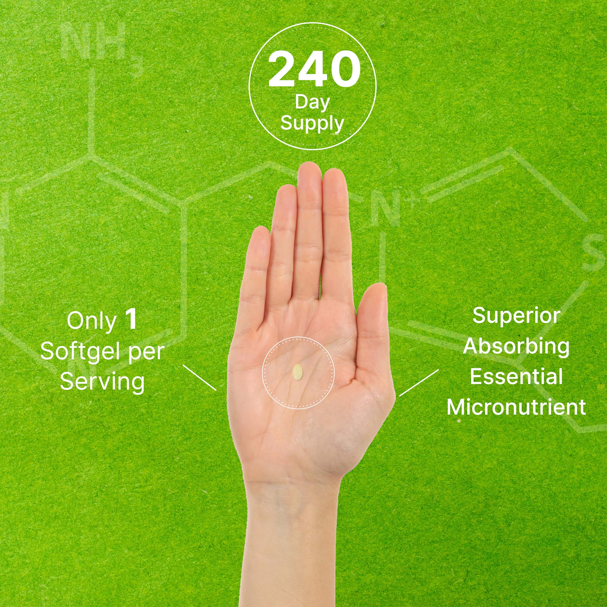 Deal Supplement Vitamin K2 MK-7 softgel closeup for better absorption potential
