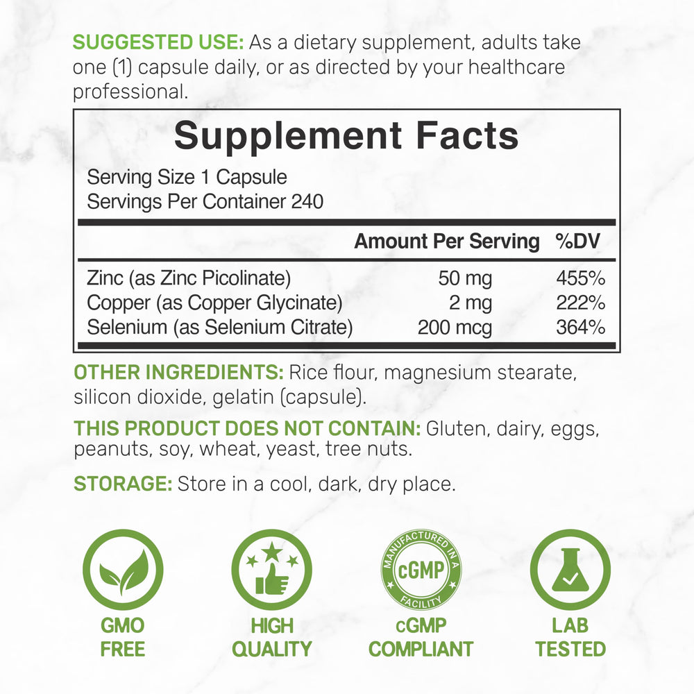 Deal Supplement Zinc 50mg capsules pour—easy daily dosing for wellness