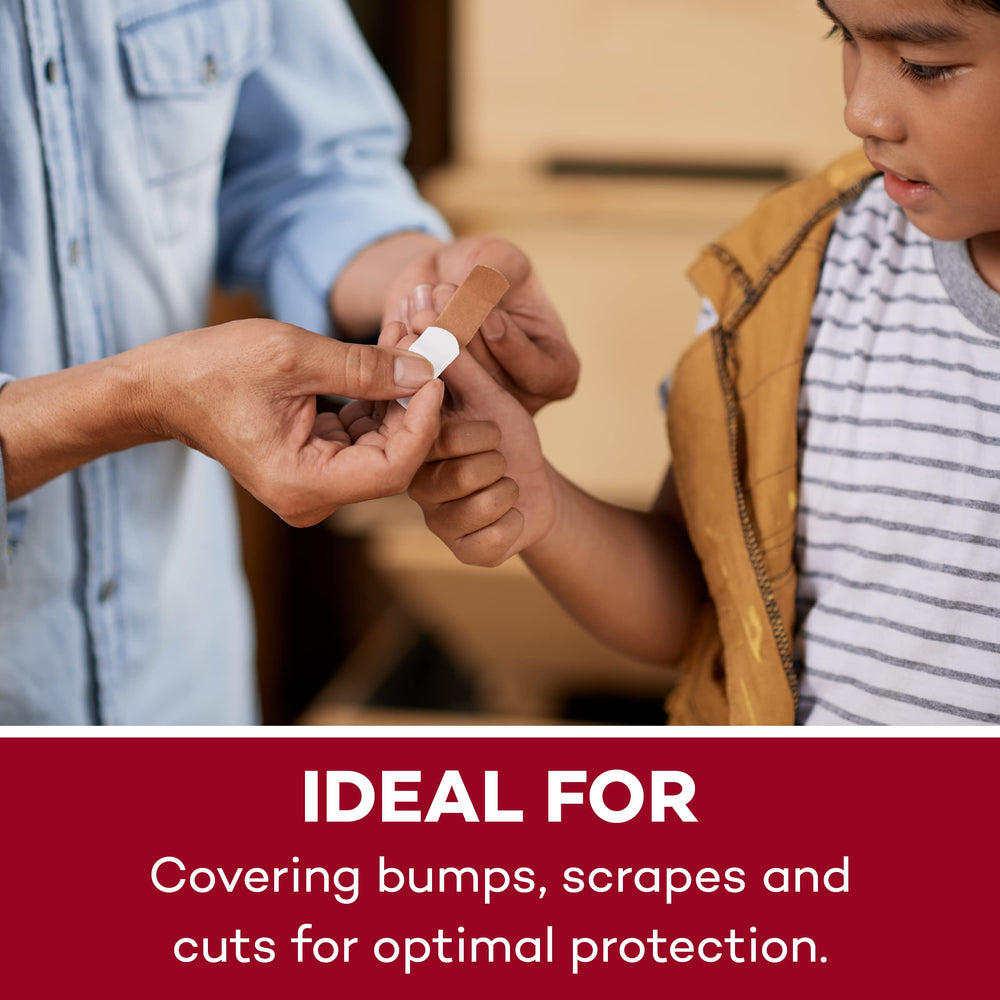 Dealmed heavy-duty fingertip bandage provides secure coverage during activity