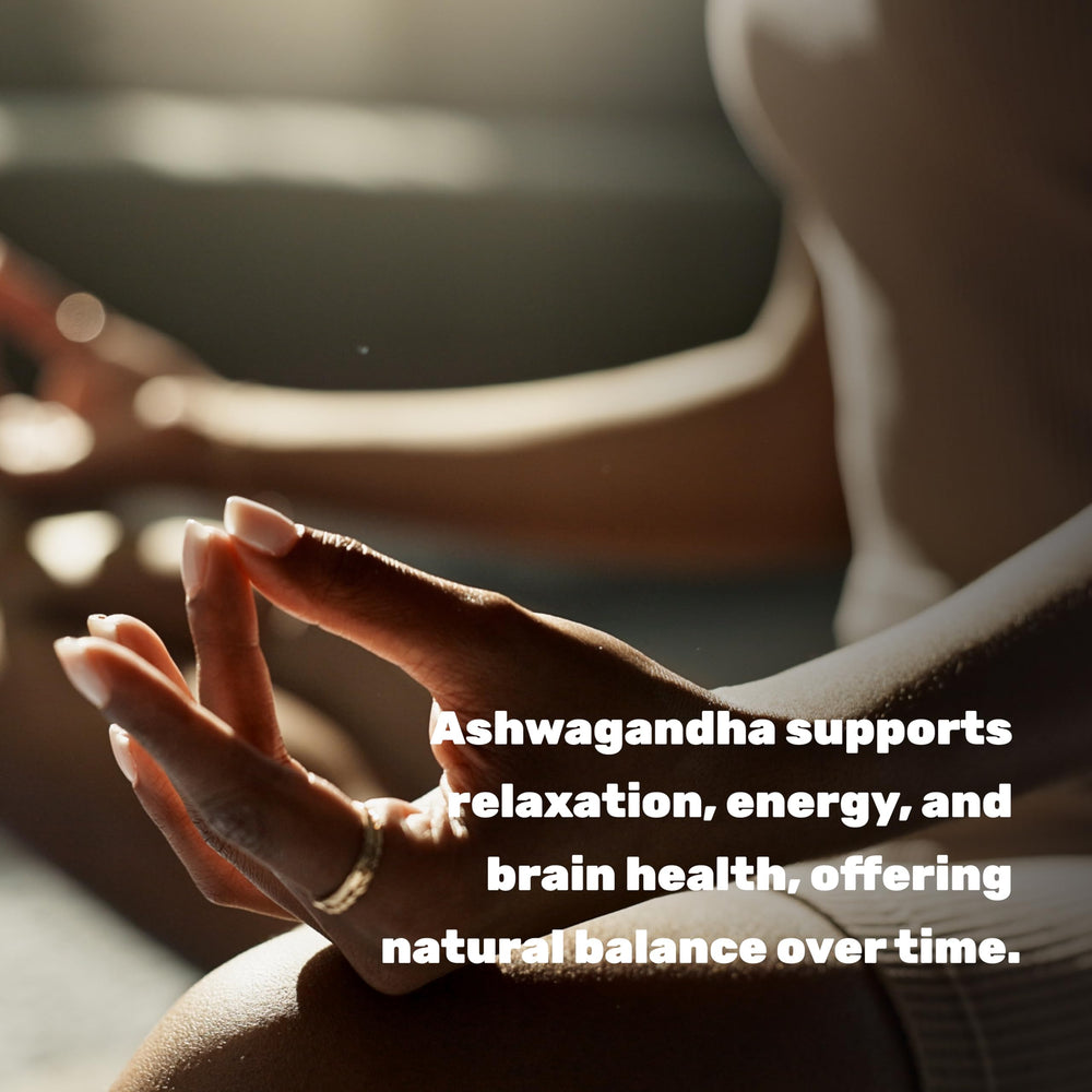 DEAL SUPPLEMENT KSM-66 Ashwagandha full-spectrum potency supports daily balance.