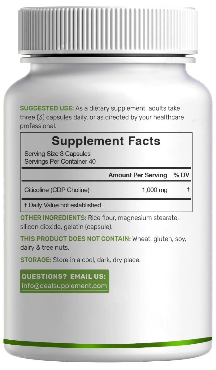 DEAL SUPPLEMENT brain health graphic illustrating focus and memory concepts.