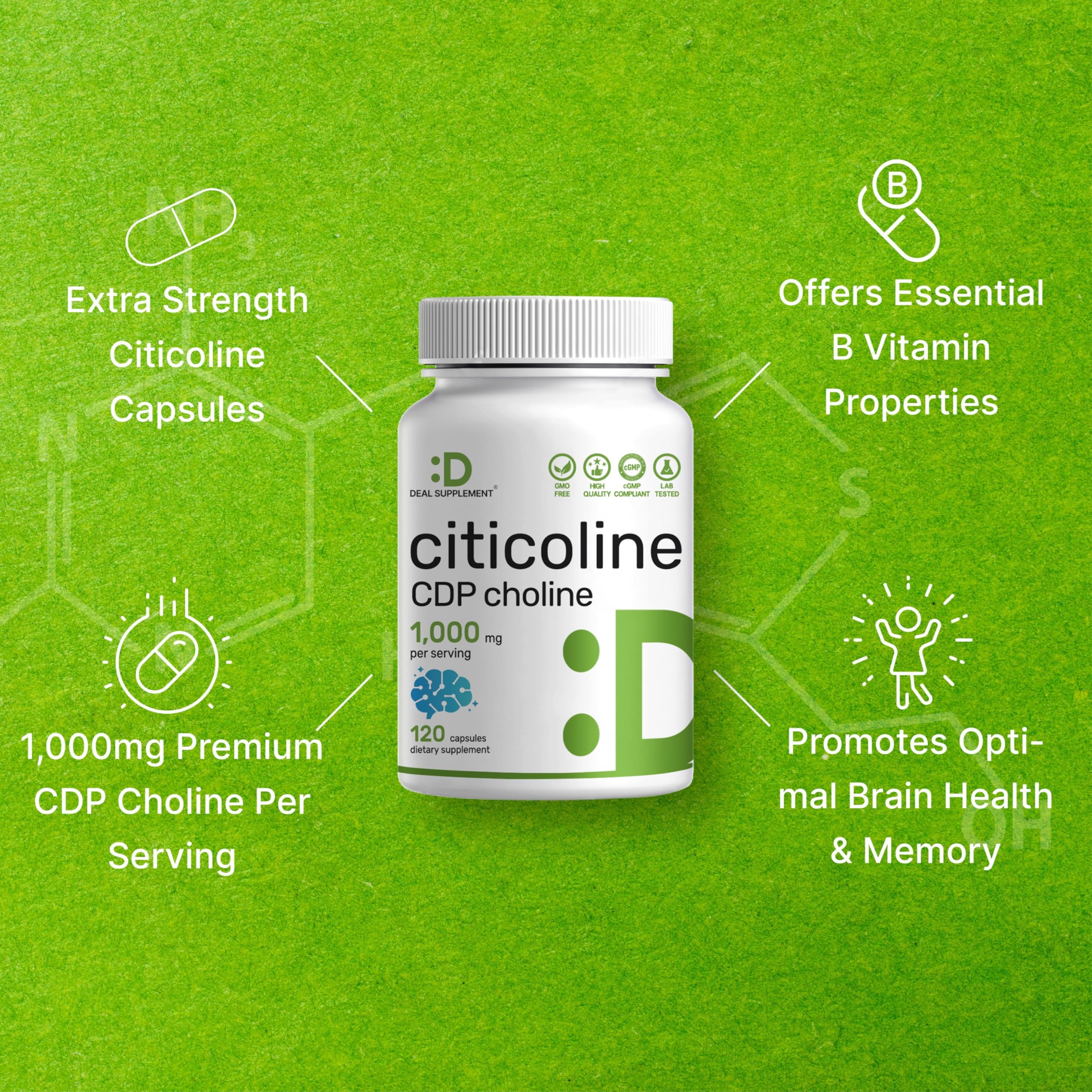 Capsules close-up highlights texture for easy ingestion.