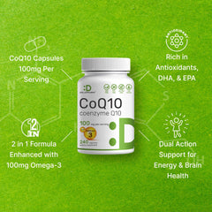 Bottle on wood surface presents premium supplement for daily use.