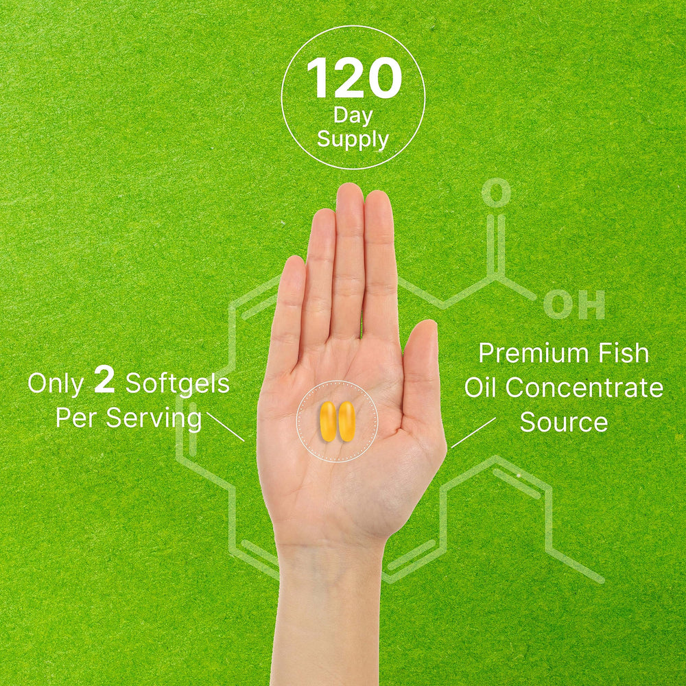 Deal Supplement DHA wild-caught fish illustration signals premium sourcing.