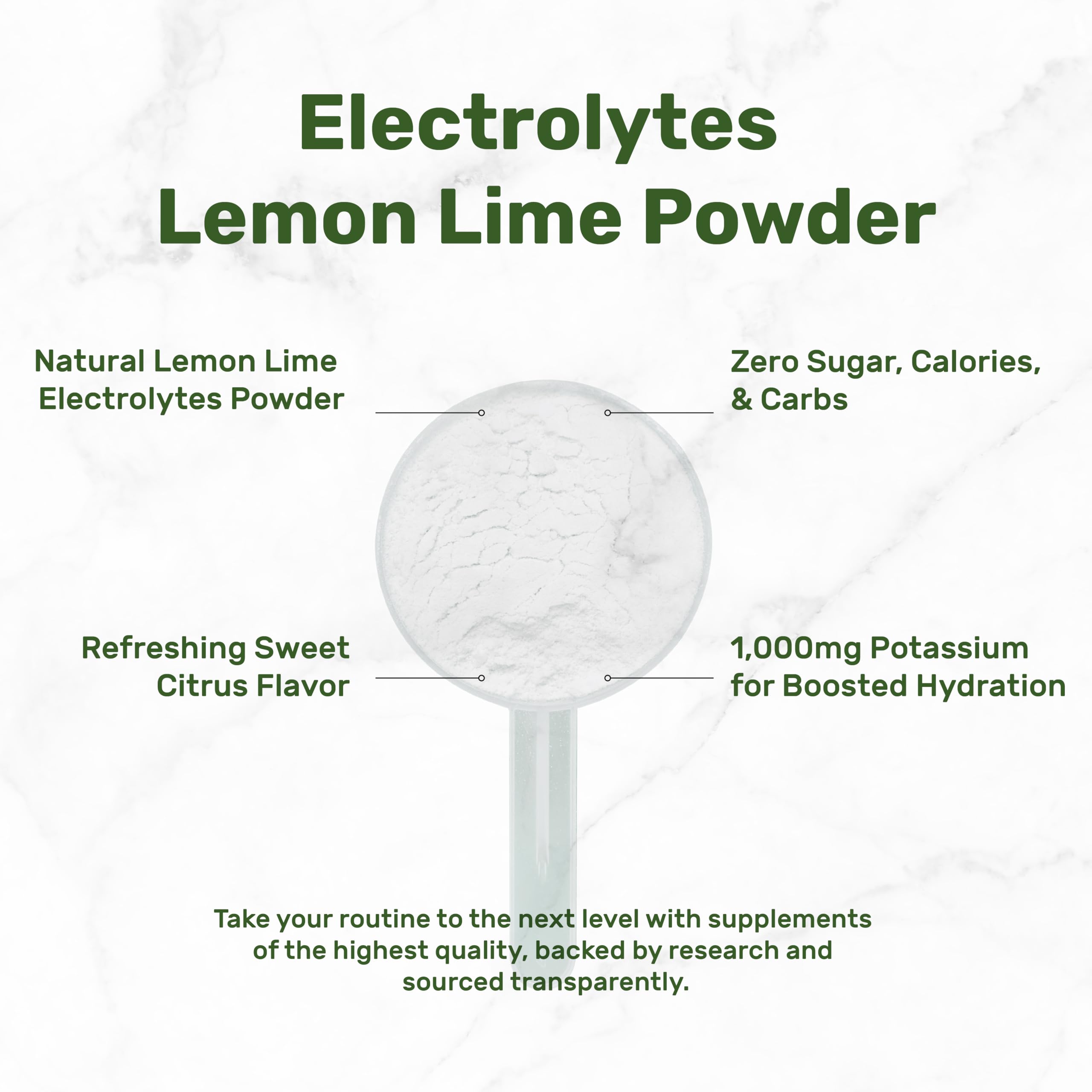 DEAL SUPPLEMENT offers 1000 mg potassium per serving to support electrolyte balance