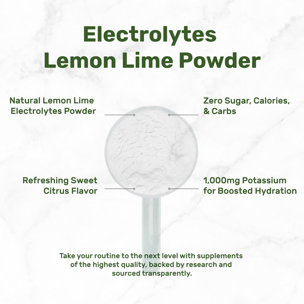 DEAL SUPPLEMENT offers 1000 mg potassium per serving to support electrolyte balance