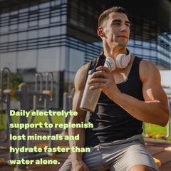 DEAL SUPPLEMENT ingredients highlight lemon juice and coconut water for natural flavor