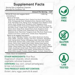 DEAL SUPPLEMENT Nature’s Fruits & Veggies capsules are easy to take for daily wellness.