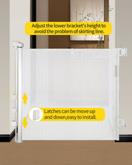 Indoor and outdoor use makes this gate versatile for homes.