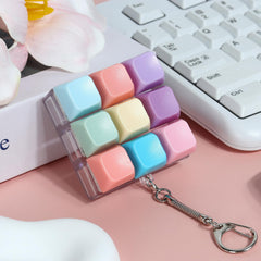 DEARIDAP nine-key keyboard offers tactile feedback during study or work