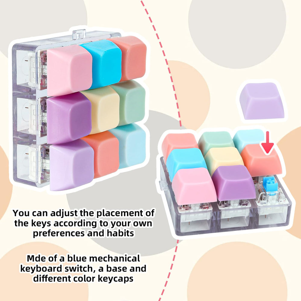 DEARIDAP sensory toy highlights vibrant colors and finger-press action