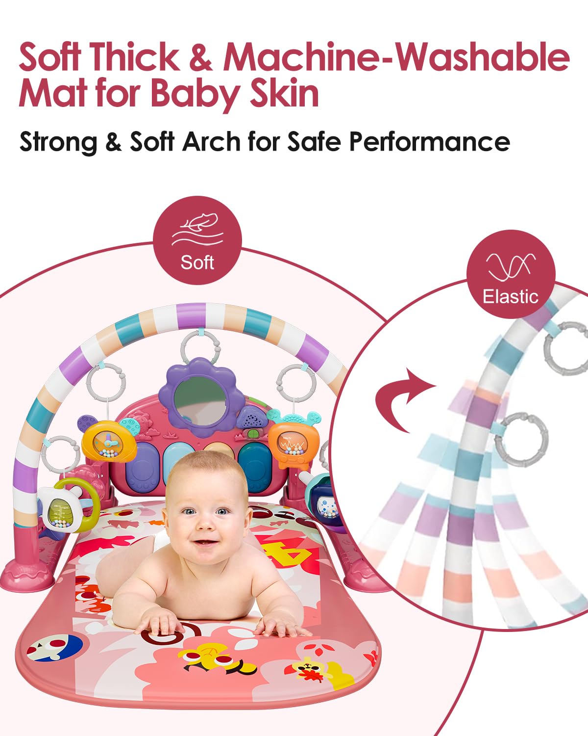 Dearlomum extra guardrail increases tummy time safety
