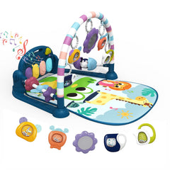 Dearlomum baby play mat gym with mat-gym layout supports exploration and tummy time