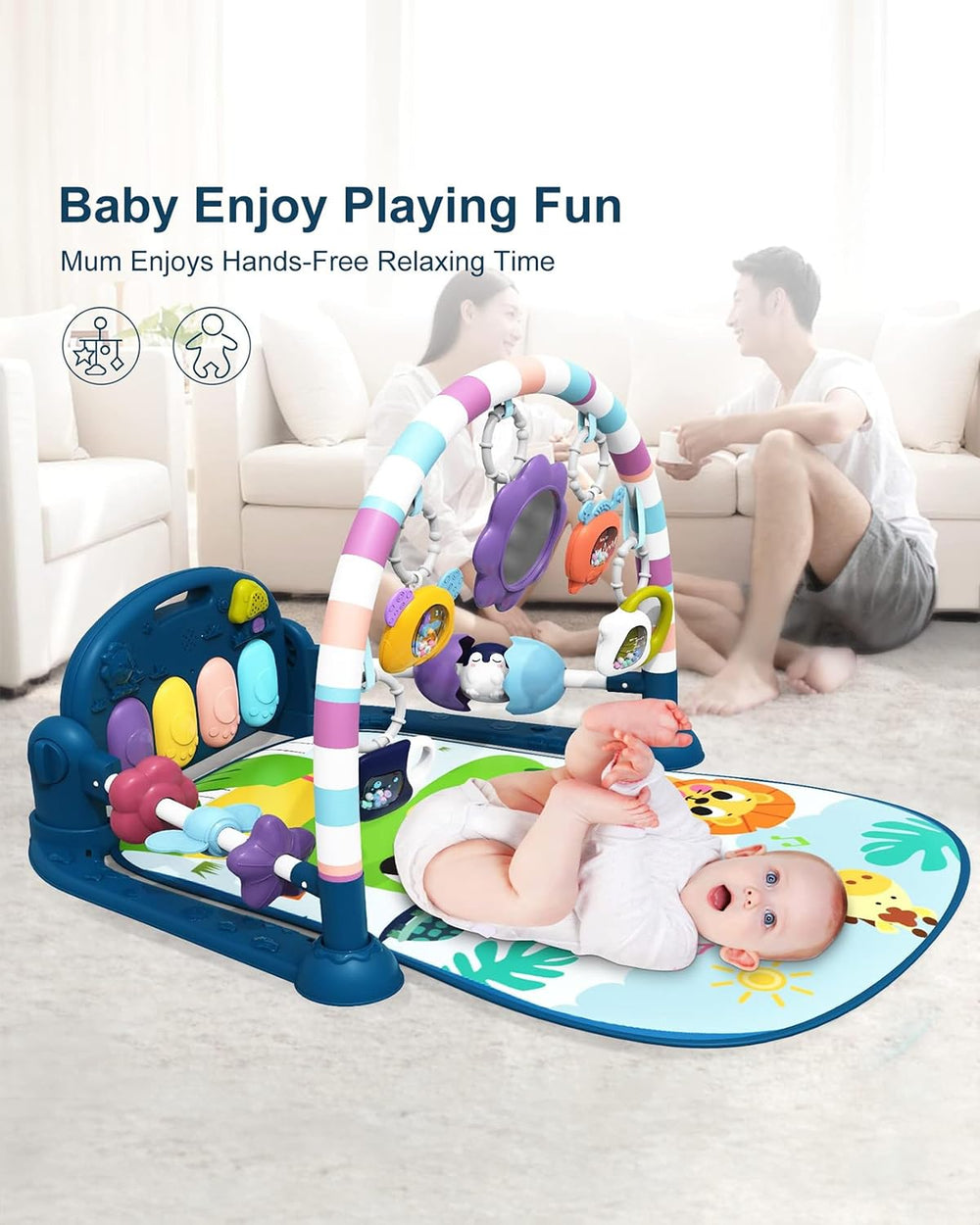 Dearlomum baby-safe mirror promotes self-awareness and reflective curiosity