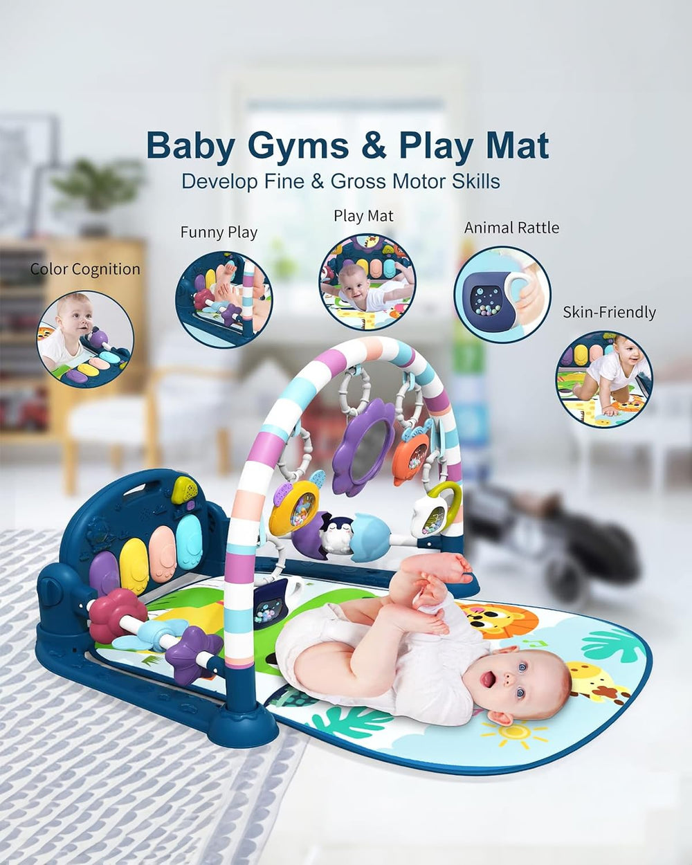 Dearlomum piano-key music-light invites touch and gentle sounds to engage baby