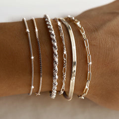 DEARMAY satellite bracelets offer delicate shimmer and easy mix-and-match.