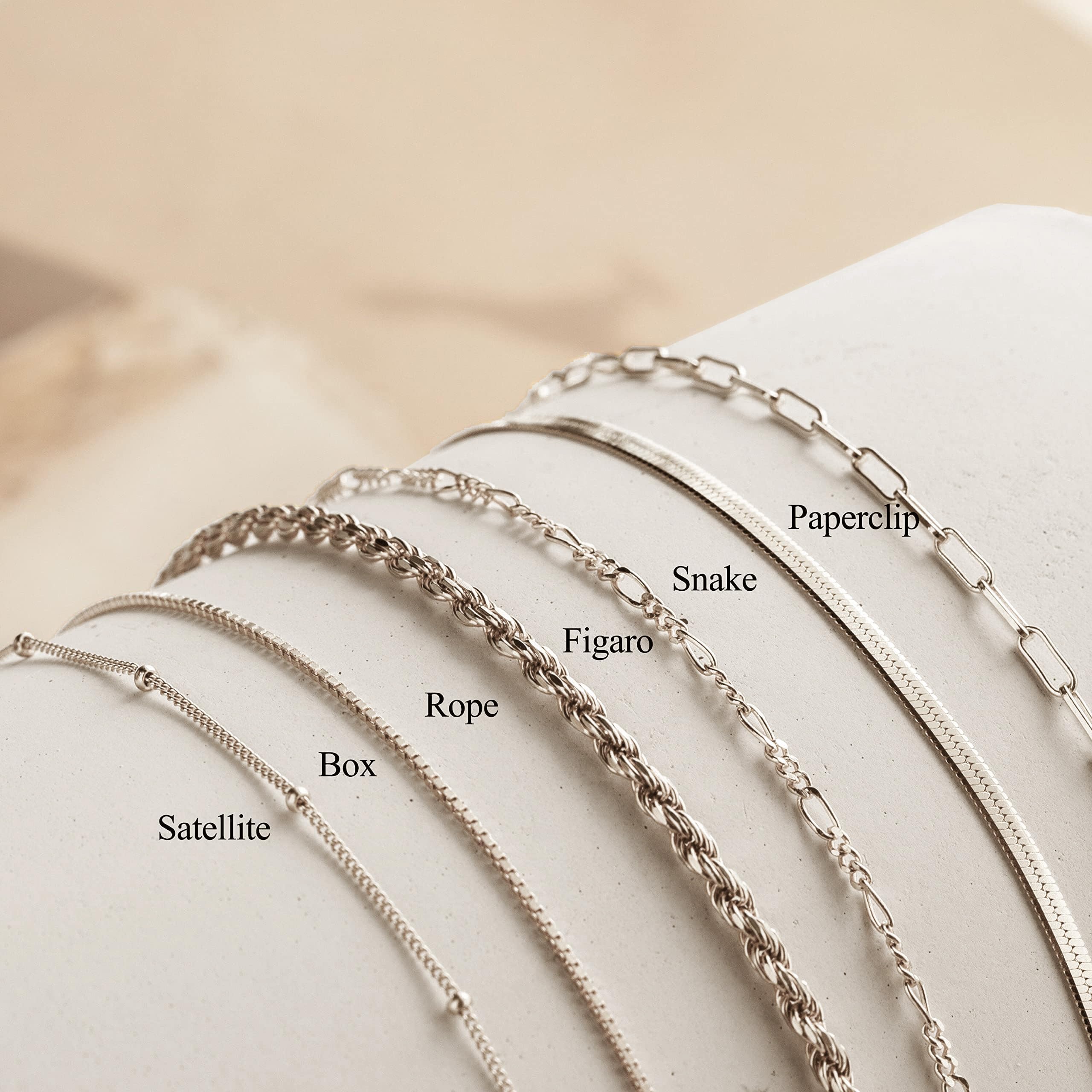 DEARMAY six-piece silver bracelets set enables endless layering options.