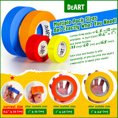 DEART premium textured paper masking tape perfect for crafts and scrapbooks.