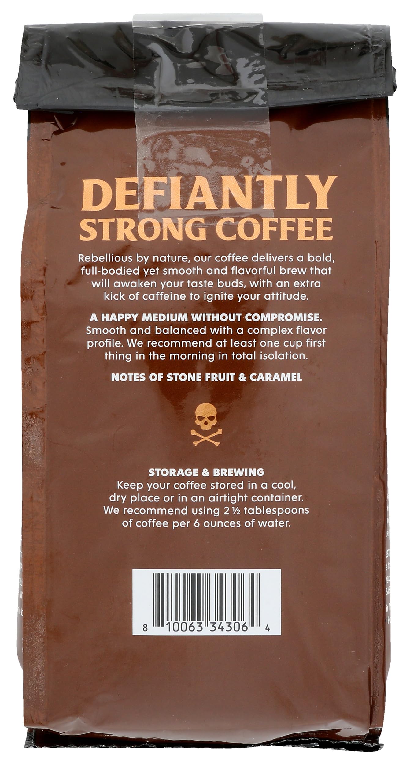 Death Wish Coffee organic medium roast coffee bag showcases premium beans for daily use