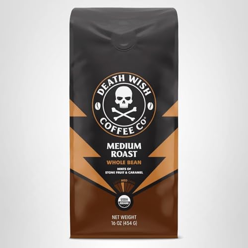 Death Wish Coffee breakfast moment conveys a dynamic start to a busy day.