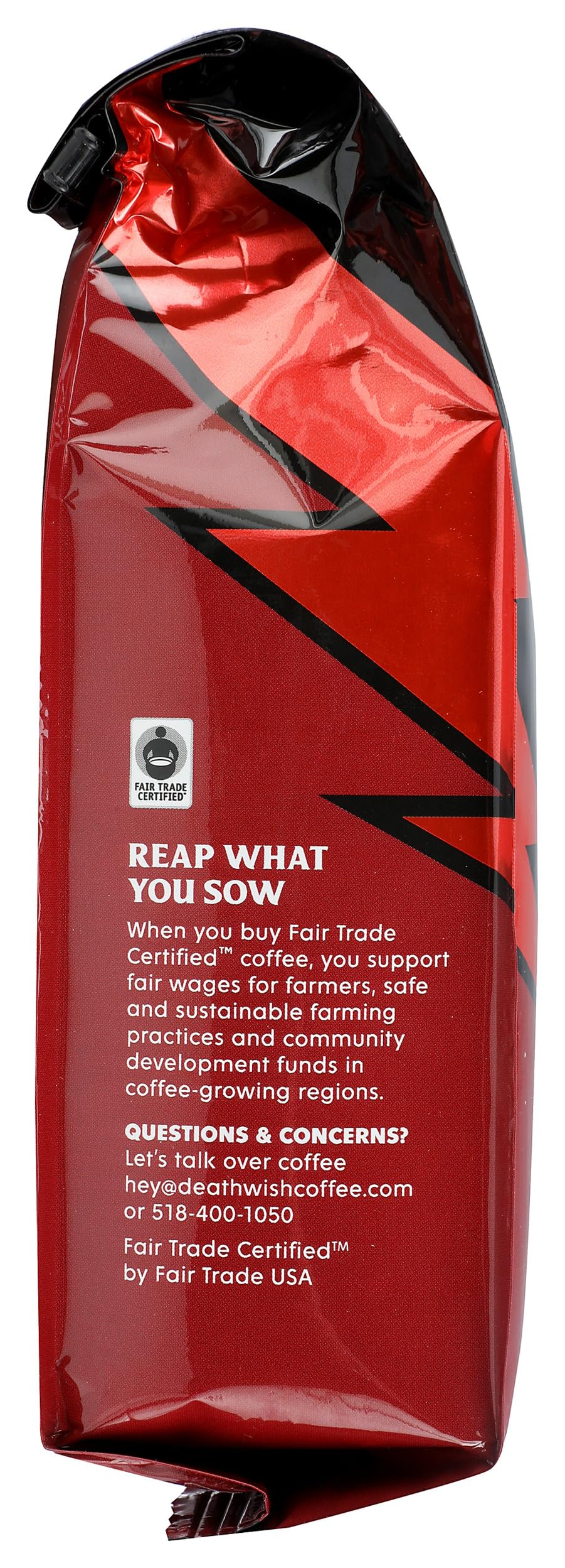 Death Wish Coffee steaming cup releases bold aroma for energized mornings.