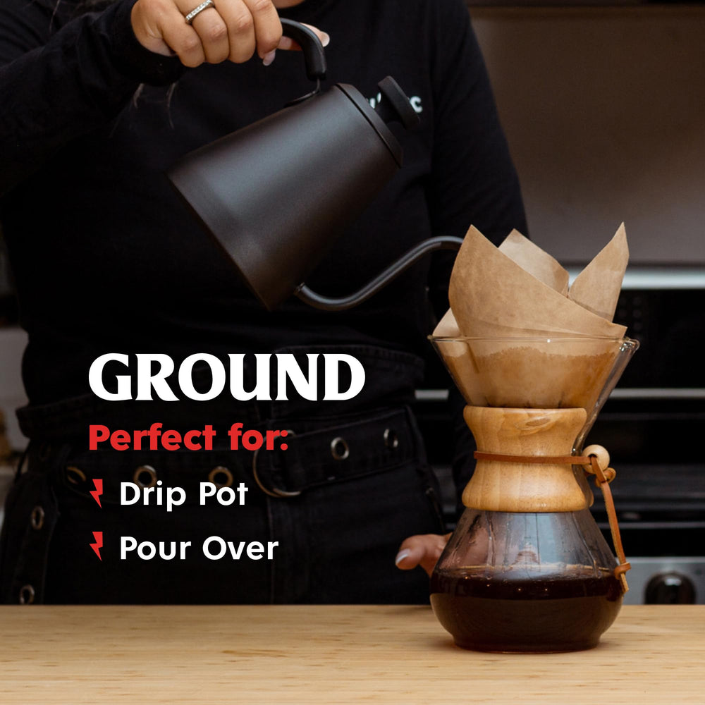 Death Wish Coffee Strong coffee pour for bold morning ritual
