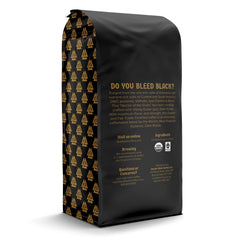 Death Wish Coffee Valhalla Java Odinforce beans showcase rich aroma and deep color.